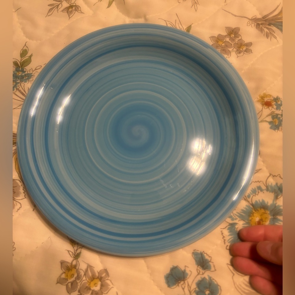 Blue Royal Norfolk plate